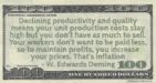 W. Edwards Deming: That’s Inflation